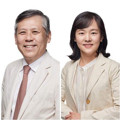 좌측부터 이창욱-주수현  정신건강의학과 교수