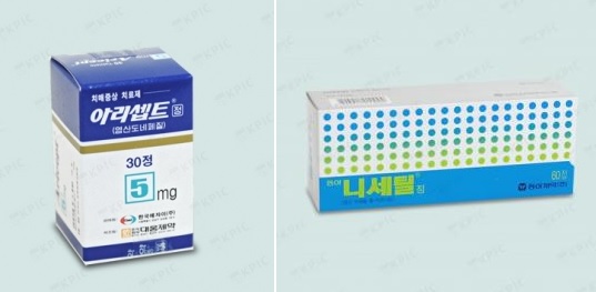 도네페질 성분 오리지널 '아리셉트', 아세틸엘카르니틴 성분 오리지널 '니세틸'