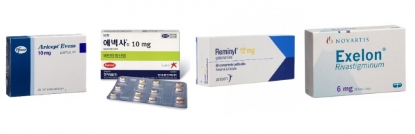 아리셉트, 에빅사, 레미닐, 엑셀론