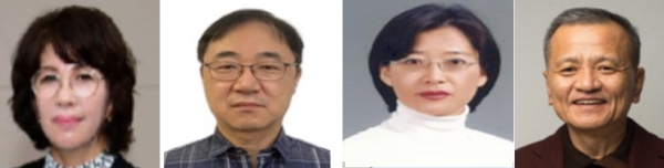 왼쪽부터 이순례 소장, 윤영철 교수, 김현숙 팀장, 염진호 이사장