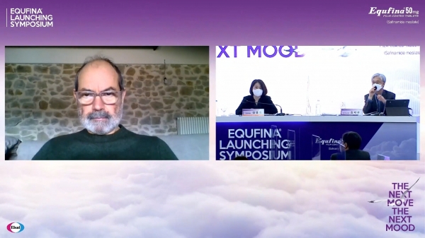 동아대학교병원 신경과 김재우 교수(좌장, 오른쪽)가 라 사피엔자 대학병원 신경과 파브리지오 스타치 교수(왼쪽), 가천대 길병원 신경과 성영희 교수(가운데)와 질의응답을 진행하고 있다.