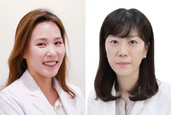 ▲좌측부터 유정은-남가은 교수