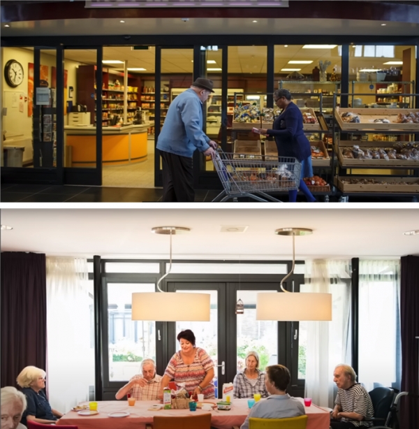 마을 슈퍼마켓에서 직접 장을 보고 요리한 가정식을 즐긴다 /