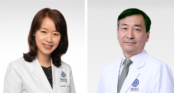 강남세브란스병원 소화기내과 이정일 교수(좌), 이현웅 교수(우) / 강남세브란스병원 의료진