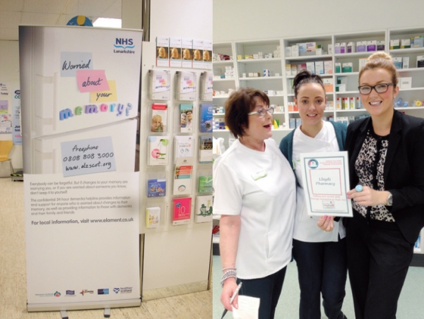 로컬 부츠(Local Boots)와 로이드 약국(Lloyds pharmacies)이 치매 문제 해결의 업체로 가장 먼저 지원했다 / Scotland's first dementia friendly community