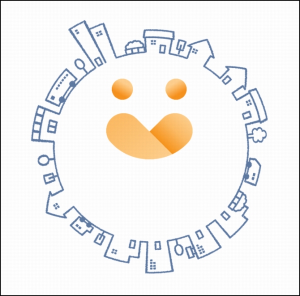 치매 환자로 구성된 워킹팀의 의견을 바탕으로 제작된 '사이타마시 팀 오렌지' 로고 / 사이타마시 홈페이지