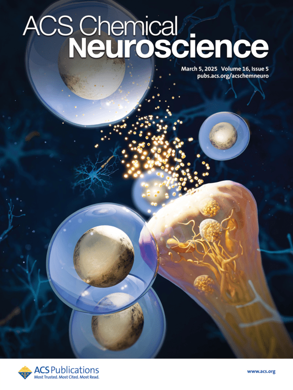 ACS 케미컬 뉴로사이언스(ACS Chemical Neuroscience) 3월호 표지 / pubs.acs.org/journal/acncdm
