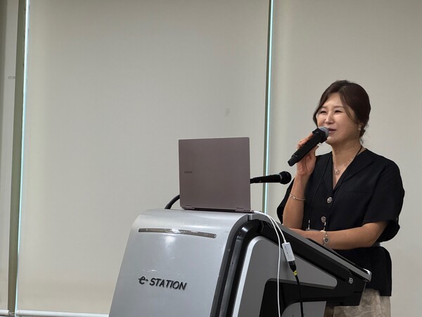 포럼 130+를 기획한 노태린앤어소시에이츠의 노태린 대표 / 황교진 기자