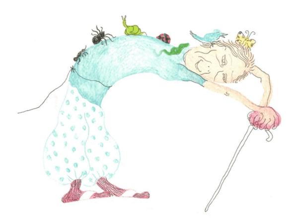 공생 / 윤석남 작가 《다정해서 다정한 다정 씨》의 드로잉 작품 중에