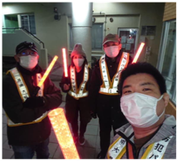 개호(돌봄), 재해 예방, 쓰레기 청소, 순찰 모두 일상적으로 수행 / 그룬트비