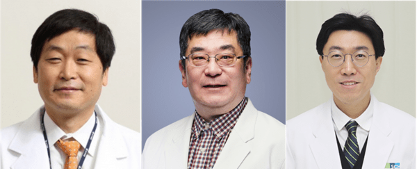 왼쪽부터 곽용태 박사(용인효자병원 신경과), 구민성 박사(가톨릭관동대 의대 정신건강의학과), 양영순 박사(순천향대병원 신경과).아밀로이드 PET 양성 경도인지장애 환자를 대상으로 한 이번 연구에서, 세 연구자는 은행엽 추출물 단독 투약의 인지기능 유지 및 병리 지표 개선 효과를 분석했다. / 소속 기관 홈페이지 